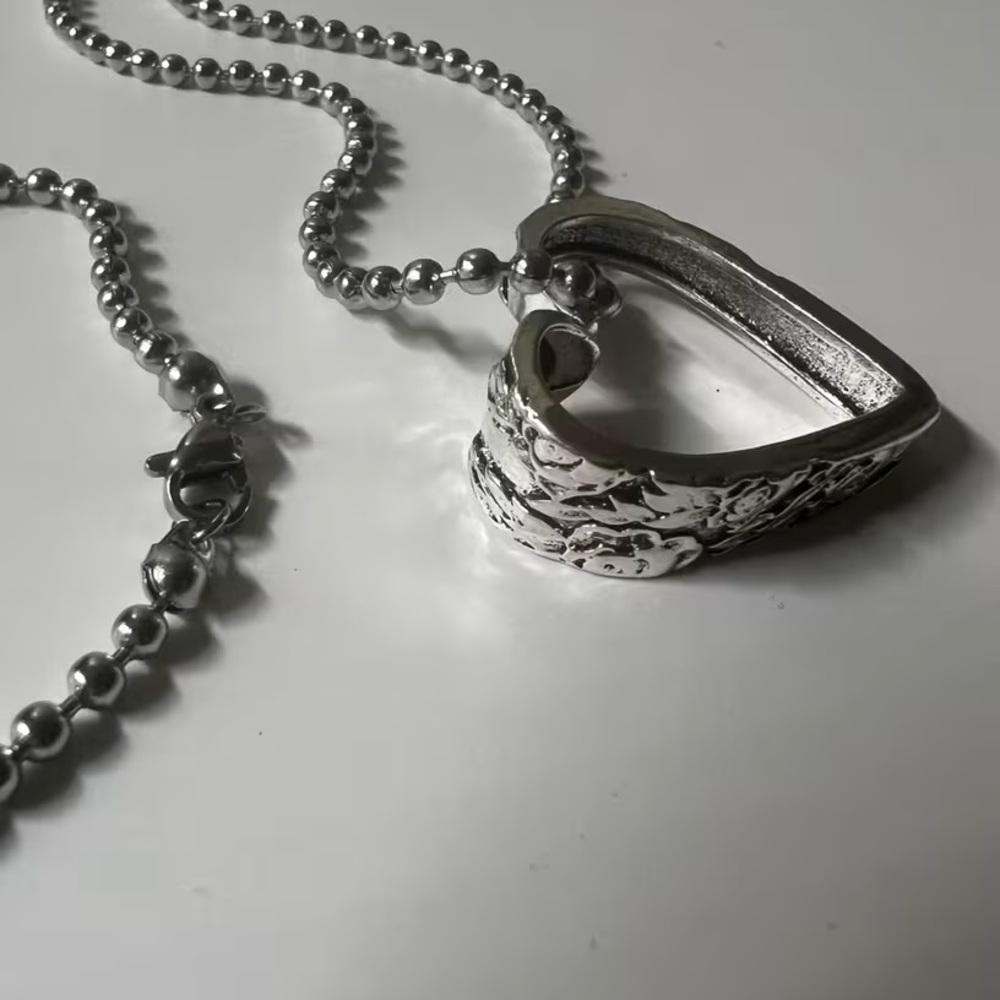 BOHO SPOON HEART NECKLACE